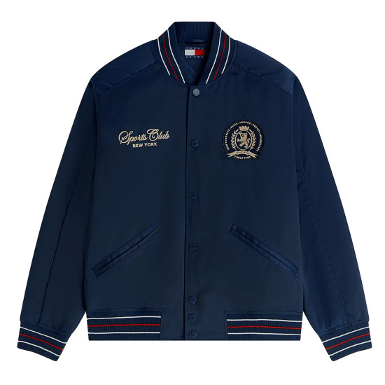 Tommy Hilfiger Ανδρικό μπουφάν Crest Patch Relaxed Satin Bomber Jacket